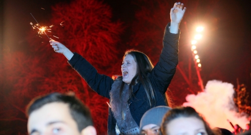 Ceca ispred Skupštine | Foto: 