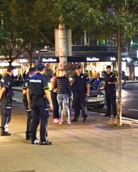 Policija na uviđaju  na Terazijama