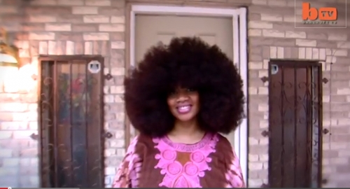 Afro frizura od 14 leta