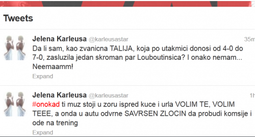 Jelena se \ali fanovima