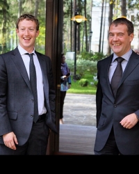 Dimitrij Medvedev i Mark Zakerberg