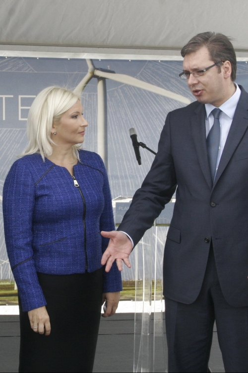 Aleksandar Vučić i Zorana Mihajlović
