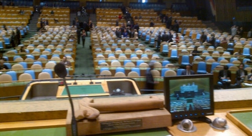 Prazno! - Sala Generalne skupštine Ujedinjenih nacija