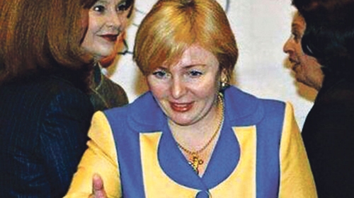 Bivša prva  dama u bojama  ukrajinske zastave