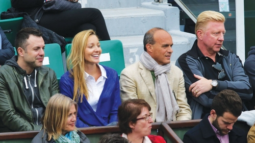 Sada navija za dvoje:  Jelena Ristić u Novakovoj loži