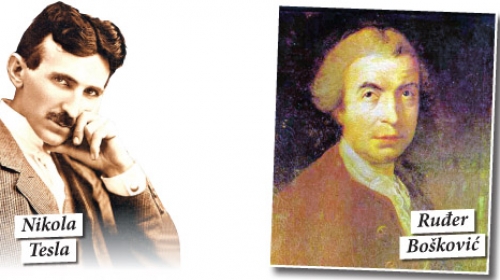 Nikola Tesa i Ruđer Bošković