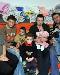 Milomir i Leposava sa decom
