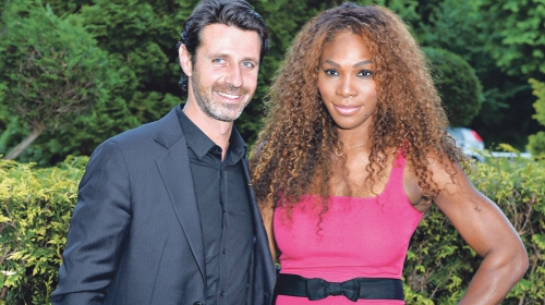 Serena sa  trenerom Patrikom  Muratogluom