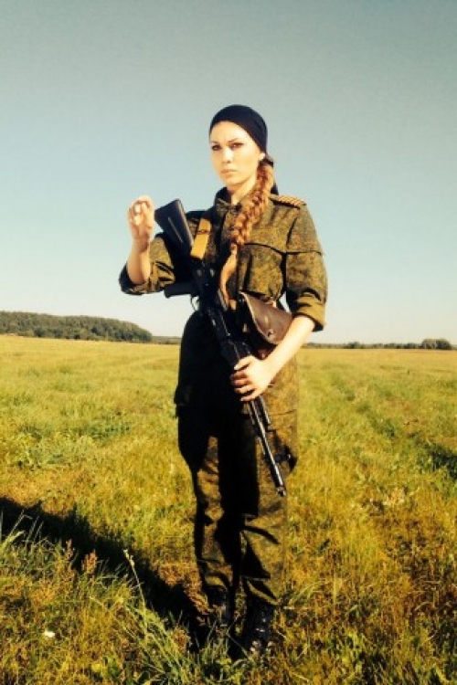 Marija, proruska aktivistkinja