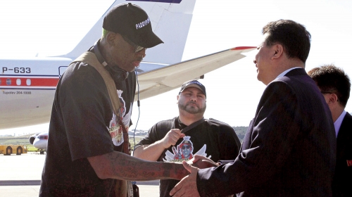 Drugi put u  Pjongjangu: Rodman