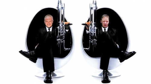 Men in black: Boris Tadić i Aleksandar Vučič