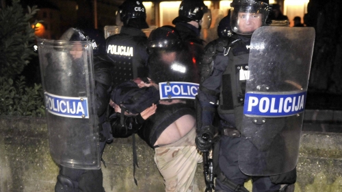 Protest protiv Vlade Slovenije