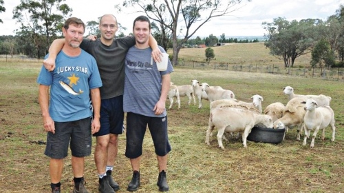 Milovanovići sa profesorom Mareom  u Australiji