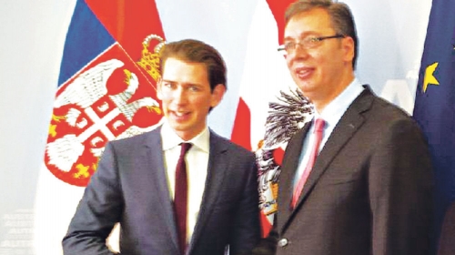 Srdačan susret: Kurc i Vučić