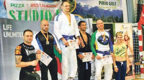 Igor Rakočević na  pobedničkom postolju