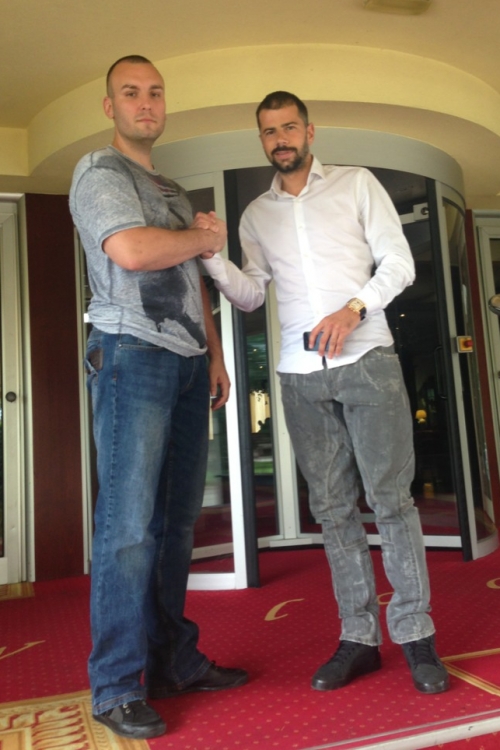 Balša Butorović i Mateja Kežman