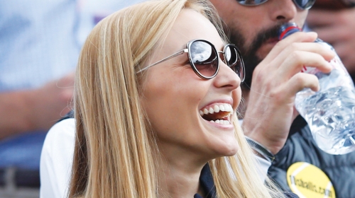 Spremna za  još jedno lepo  tenisko popodne  na Vimbldonu:  Jelena Ristić