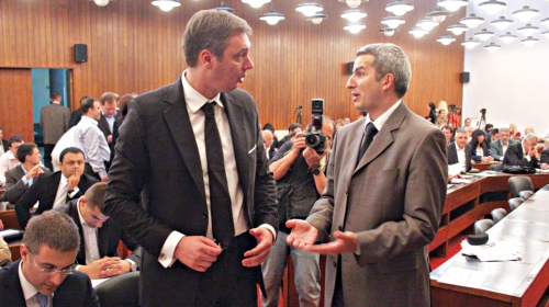 Podrška DSS-a  nesporna: Vučić i  Andreja Mladenović