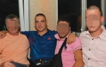 Isprozivan: Aleksandar Čabarkapa sa najbližima