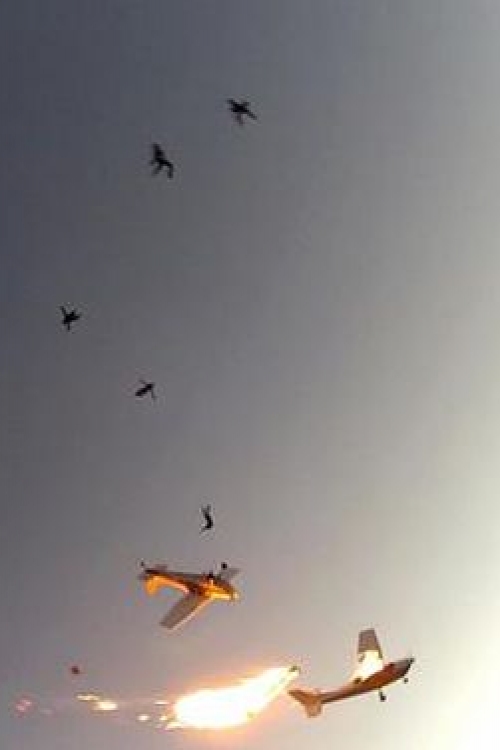 Padabranci iskakali iz aviona
