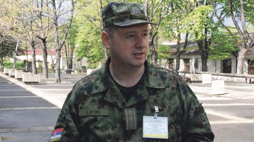 Vežbom rukovodi pukovnik Zoran Lučić