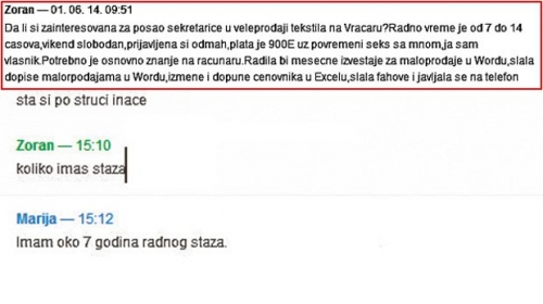 Crno na belo... Zoranova poslovna ponuda