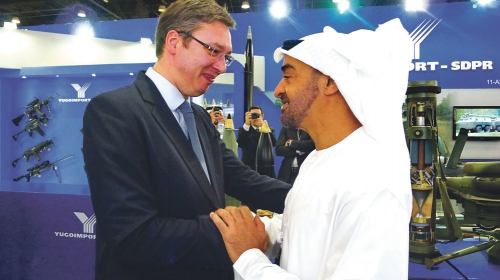 Vučić sa  šeikom Bin Zajedom