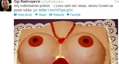 Ognjan Radivojević, torta