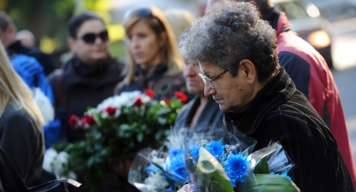 Paljenje sveća ubijenim gardistima / Foto: Vesna Lalić | Foto: 
