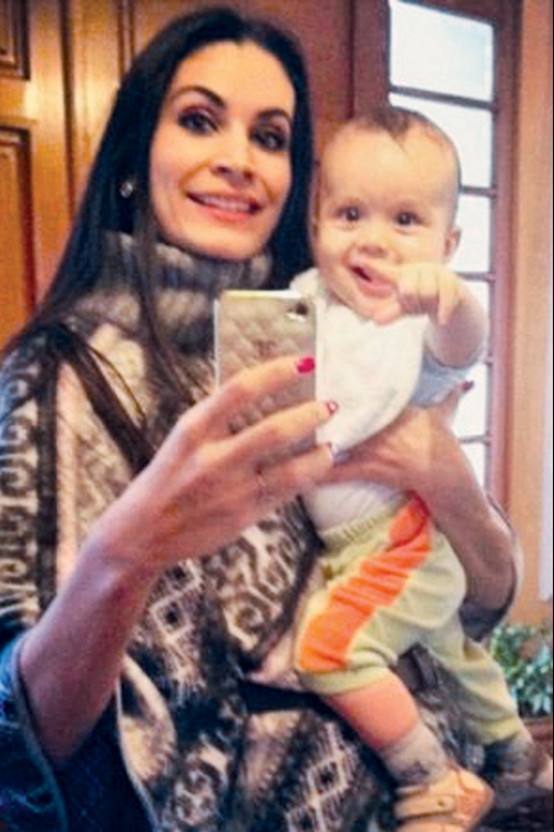 Mirjana Božović sa sinom