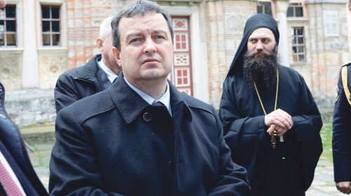 Dačić energiju za izbore prikupio u Hilandaru