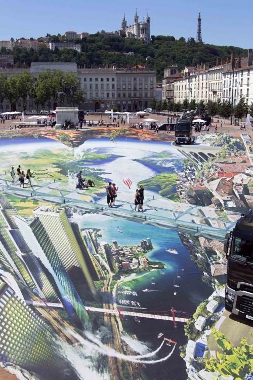 Fantastična Vertigo umetnost Foto: Reuters
