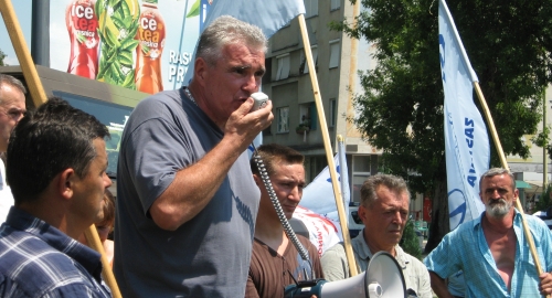Protest radnika u Kragujevcu / Foto: Biljana Nenković | Foto: 