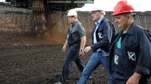 Ministar energetike i rudarstva Aleksandar Antić u poseti Kolubari