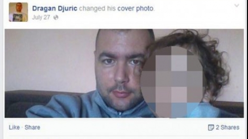 Dragan Đurić sa sestrićem