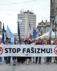 Antifašistička šetnja u Novom Sadu