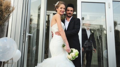 Upravo venčani:  Jelena Stožinić  i Darko Dunjić