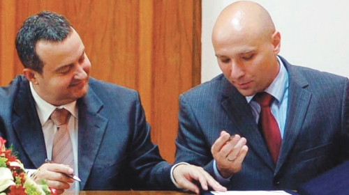 Ivica Dačić  sa Draginom
