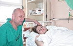 Ivana Bogdanović sa doktorom Zoranom Marjanovićem