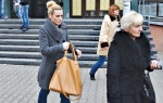 Ana Bebić izlazi iz zgrade suda