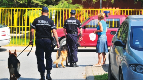Incident  se desio na  svega stotinak metara od  vrtića