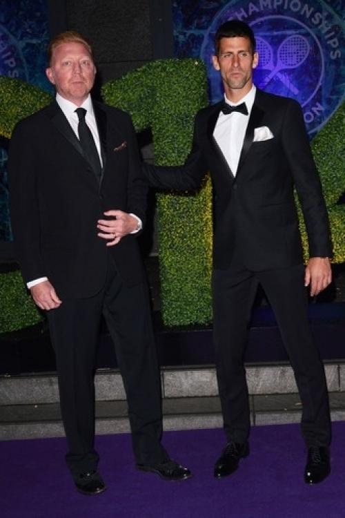 Novak Đoković i Boris Beker