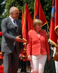Angela Merkel Edi Rama Tirana Albanija (08.07.2015.)