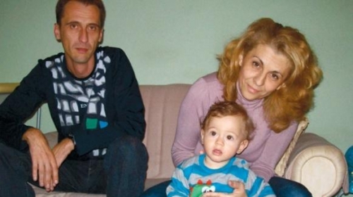 Dragan i Nikola Dunović i tetka