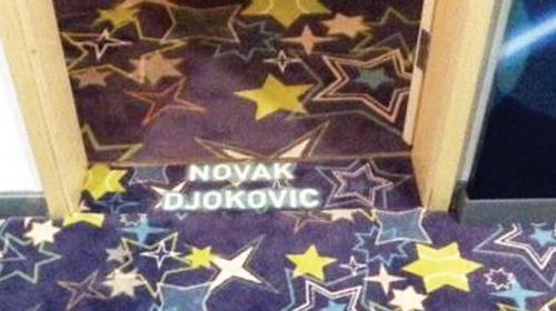 Nole ima ličnu  svlačionicu  u Šangaju