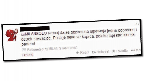 Rat tvitovima: Seka i Milan