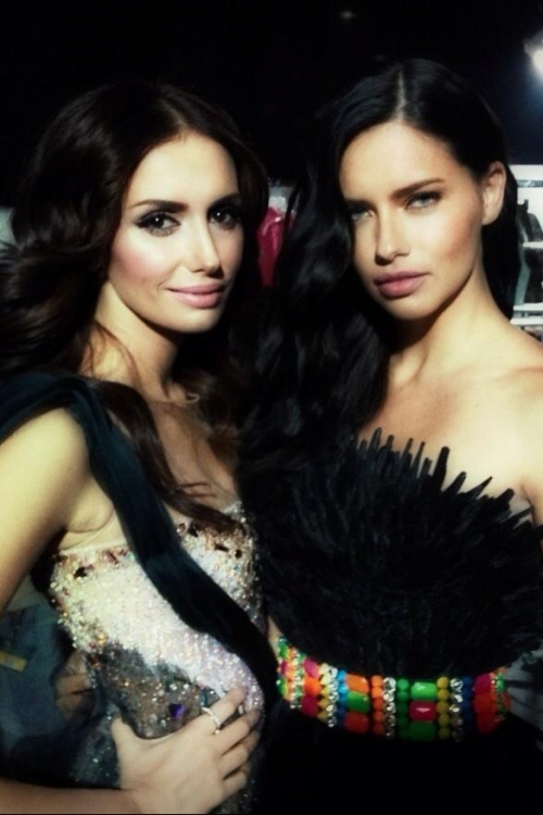 Adriana Lima i Emina Jahović Sandal
