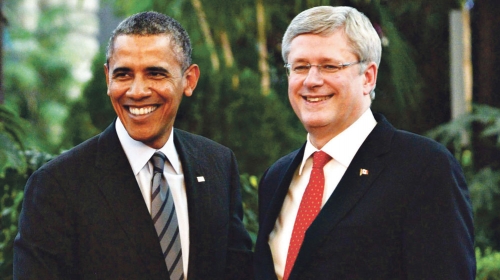 Stivene, stiže ti  pivo s medom:  Obama i Harper