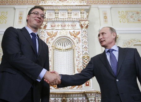 Aleksandar Vučić i Vladimir Putin