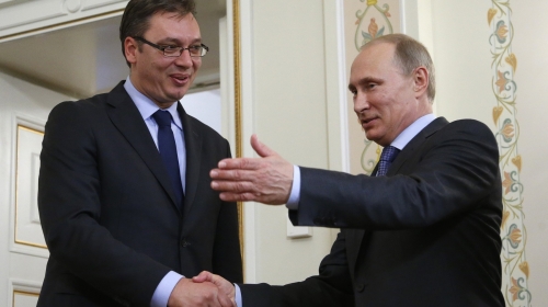 Aleksandar Vučić i Vladimir Putin